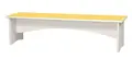 Line garderobebenk gul L120 x B30 x H30 cm