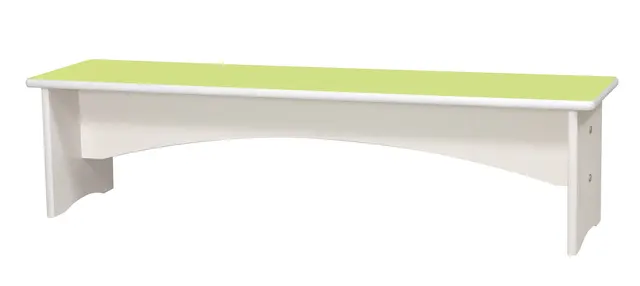 Line garderobebenk lys grønn L120 x B30 x H30 cm 