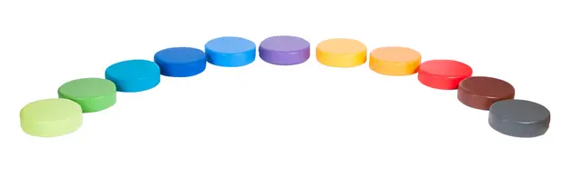 Milla sitteputer Ø30 x H8 cm, 12 stk 