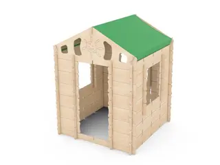 Hans og Grethe byggesett hus B118 x D118 x H148 cm