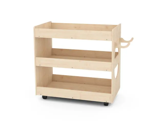 Oppbevaringsvogn for sportsutstyr B90 x D50 x H80 cm 