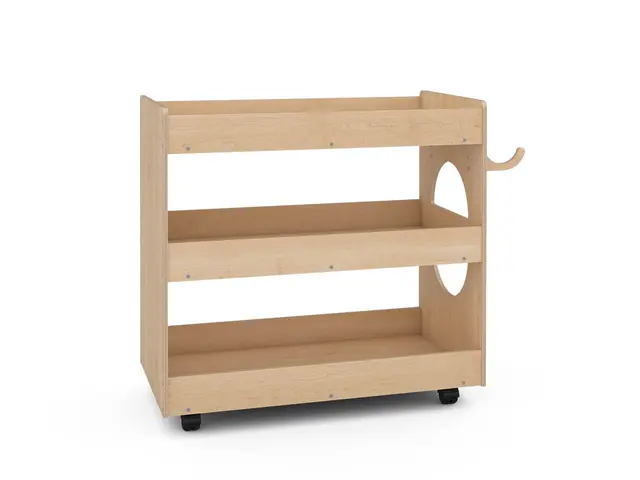 Oppbevaringsvogn for sportsutstyr B90 x D50 x H80 cm 