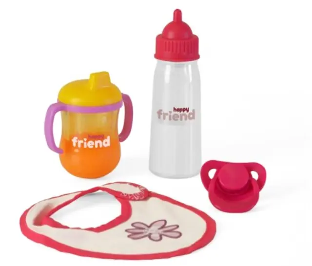 Spisesett til dukken 4 deler 