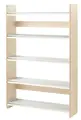 Støvelhylle klarlakkert B60 x D25 x H140 cm