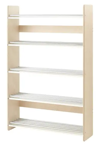 Støvelhylle B60 x D25 x H140 cm