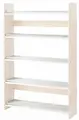 Støvelhylle hvitpigmentert B90 x D25 x H140 cm