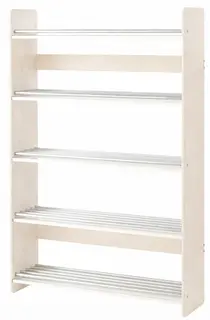 Støvelhylle B90 x D25 x H140 cm