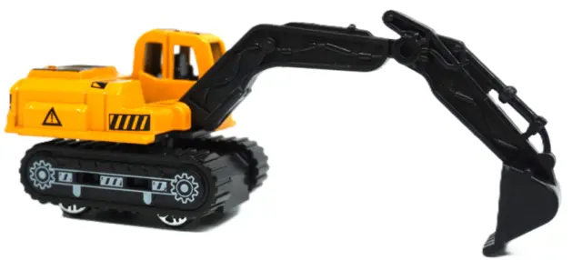 Anleggskjøretøy metall 1 stk, 7,5 cm 