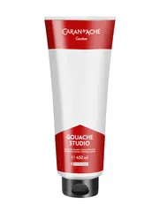 Caran d'Ache Gouache studio hvit 450 ml