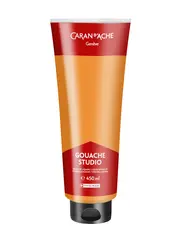 Caran d'Ache Gouache studio oransje 450 ml