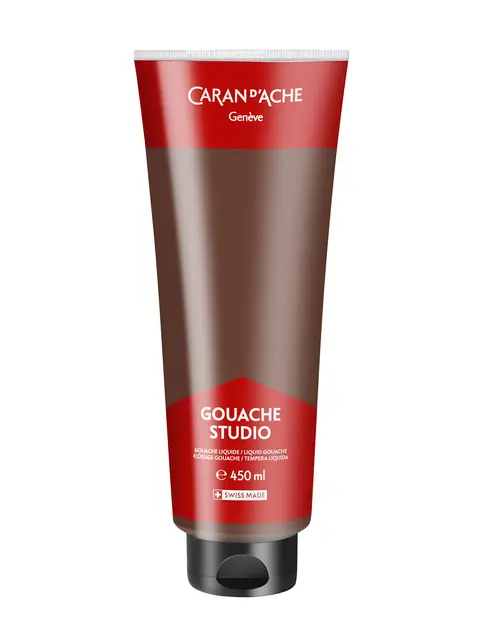 Caran d'Ache Gouache studio brun 450 ml 