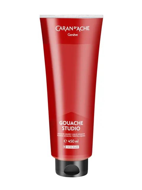 Caran d'Ache Gouache studio rød 450 ml 
