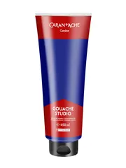 Caran d'Ache Gouache studio mørk blå 450 ml