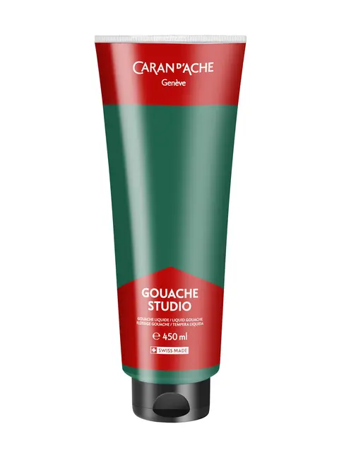 Caran d'Ache Gouache studio grønn 450 ml 