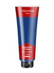 Caran d'Ache Gouache studio primær blå 450 ml