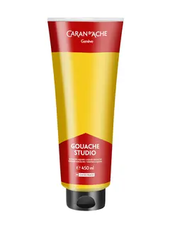Caran d'Ache Gouache studio primær gul 450 ml