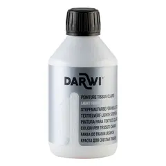 Darwi tekstilmaling hvit 250 ml