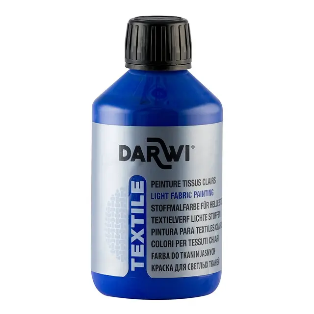 Darwi tekstilmaling blå 250 ml 