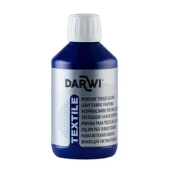 Darwi tekstilmaling mørk blå 250 ml