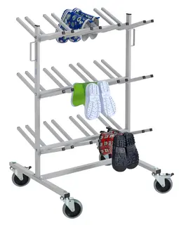 Støvelvogn 24 par B60 x D51 x H97 cm