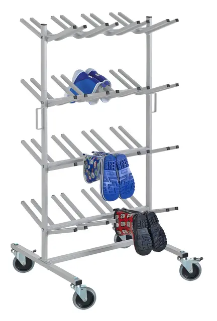 Støvelvogn 32 par B60 x D51 x H120 cm 