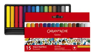 Caran d'Ache voksfargestifter 15 stk