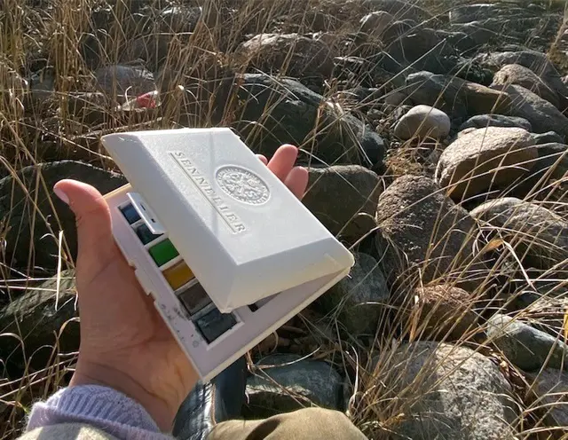 Sennelier la petite akvarellskrin 12 farger 