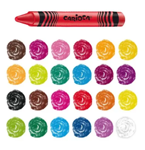 Carioca fargestifter tykke 50 pk 