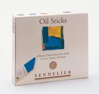 Sennelier oil sticks Ø20 mm, 6 stk