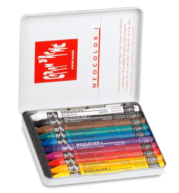 Caran d'Ache Neocolor l voksfargestifter 10 stk 