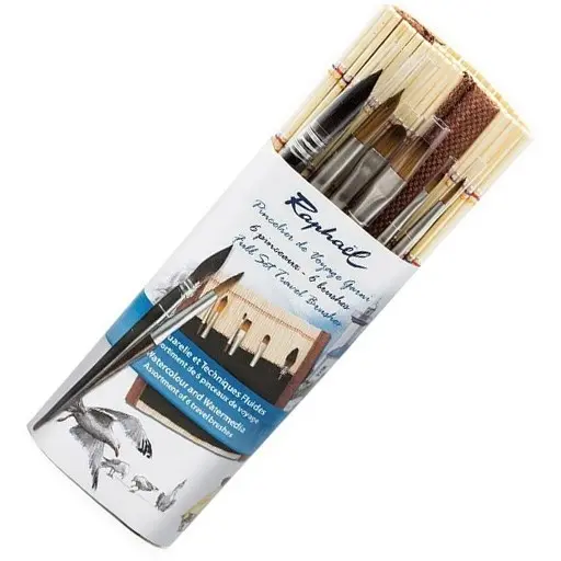 Raphael akvarell penselsett 7 deler 