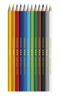 Caran d'Ache Swisscolor fargeblyanter 12 stk