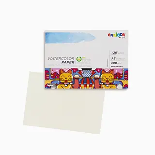 Carioca akvarellblokk A5 300 g, 20 ark