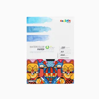 Carioca akvarellblokk A4 300 g, 20 ark