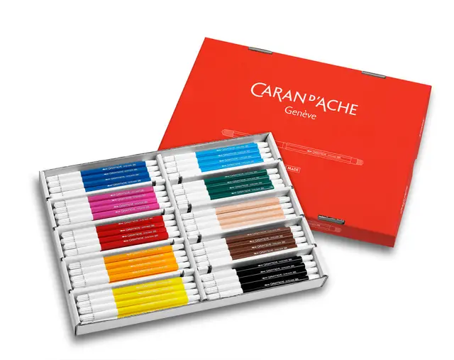 Caran d'Ache tusjer 120 stk 