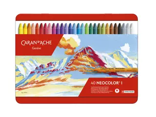 Caran d'Ache Neocolor l vokspasteller 40 stk