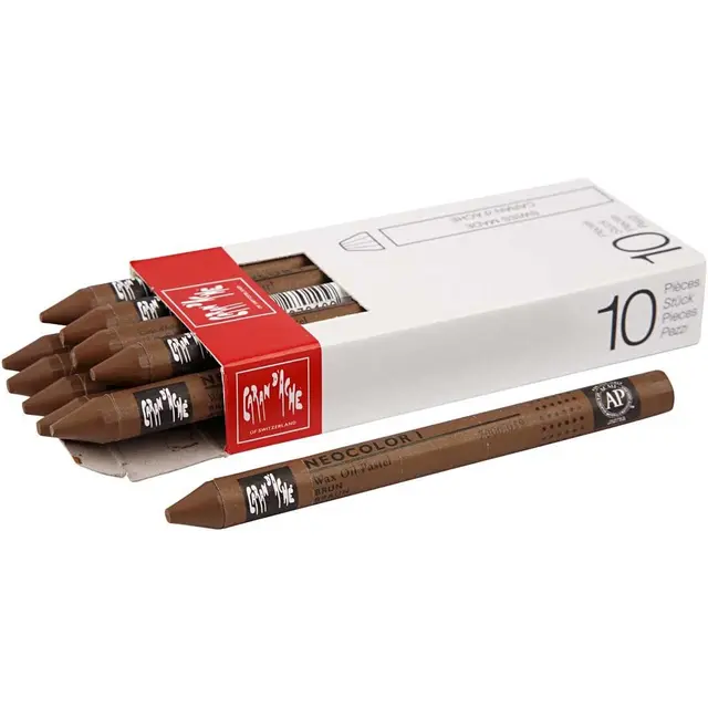 Caran d'Ache Neocolor I brun 10 stk 