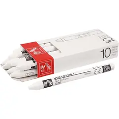 Caran d&#39;Ache Neocolor I hvit 10 stk