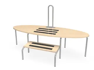 Oline påkledningsbenk B145 x D65 x H42 cm