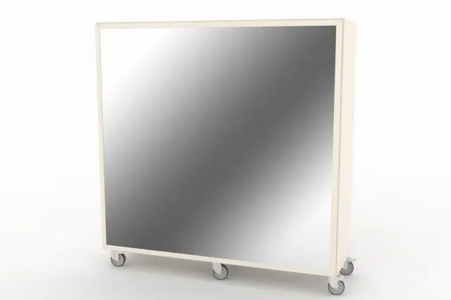 Speil på bakside kubus reol 6 roms 