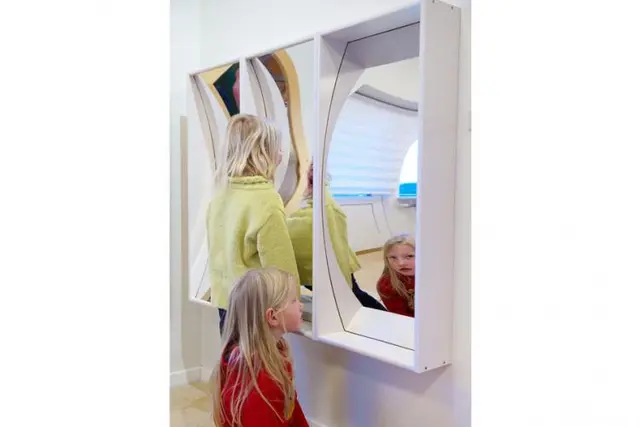 Tivolispeil 3 stk B43 x D10 x H100cm 