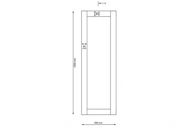 Speil B50 x D15 x H150 cm 
