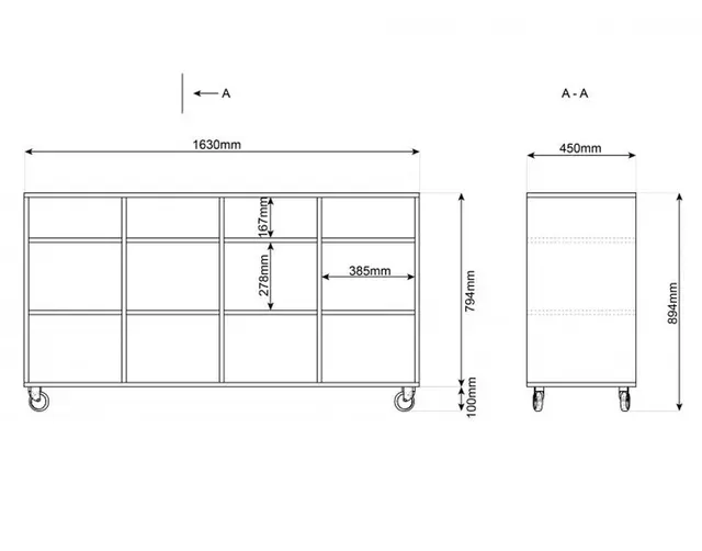 Trigonor mobil reol 12 rom 