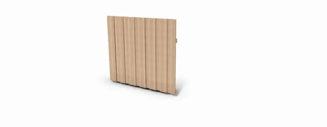 Bålhus sidevegg 1/1 høyde H180 cm 