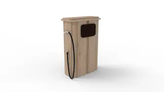 Core robinia bensinpumpe L45 x D74 x H100 cm