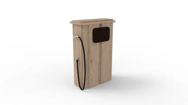 Core robinia bensinpumpe L45 x D74 x H100 cm 