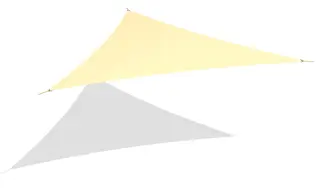 Solseil trekantet L500 x B500 x D500 cm