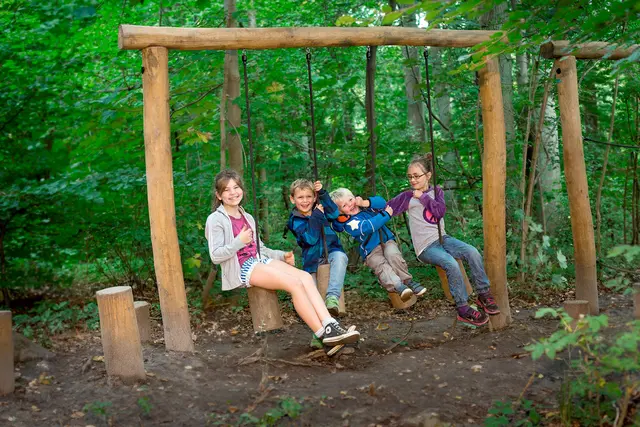 Balansestativ med 4 stubber L280 x B20 x H210 cm 