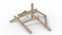 Core klatrepyramide i robinia L355 x B315 x H140 cm