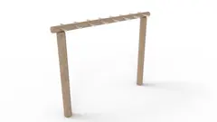 Core robiniastativ m/h&#229;ndgrep L280 x B54 x H210 cm